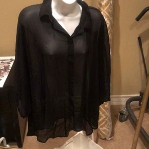 Sheer blouse
